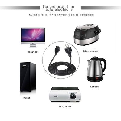 30A 240V C19에서 Schuko 전원 전선 1.5mm VDE 인증
