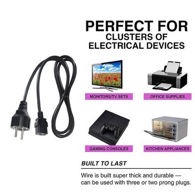 30A 240V 케이블 1.5mm Shuko VDE 증폭기 코드 IECC19 여성 커넥터 Pdu Ac 전원 플러그