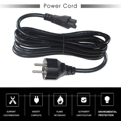 1.5M VDE CEE 유로 플러그 케이블 EC 컴퓨터 EU 남성 셔커 10A 전원 전선 AC 어댑터 Schuko C5