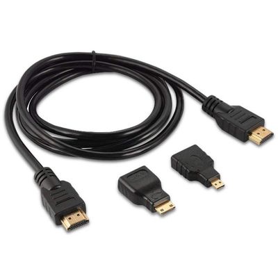1비디오 카메라와 태블릿 PC와 TV를 위한 3인1 HDMI 케이블