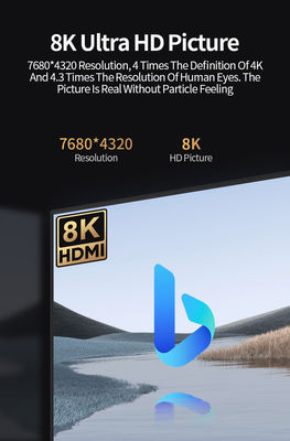48Gpbps 8K60Hz 4K120Hz 8K HDMI 2.1 케이블 HDMI2.1 M에서 M 케이블 PVC 재킷