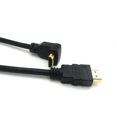90도 각의 금접속기 2.0V 4K 60Hz HDMI 케이블 멀티미디어용 1.5m