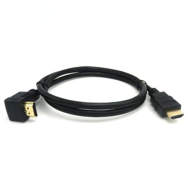90도 각의 금접속기 2.0V 4K 60Hz HDMI 케이블 멀티미디어용 1.5m
