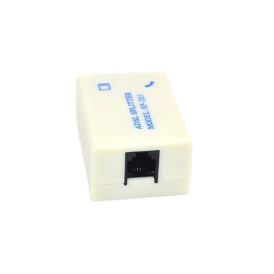전화 스플리터 어댑터 CE ROHS 인증 RJ11 6P2C 포트를 사용하는 ADSL 연결