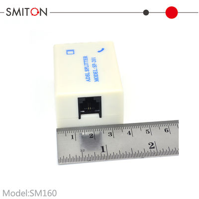 전화 스플리터 어댑터 CE ROHS 인증 RJ11 6P2C 포트를 사용하는 ADSL 연결