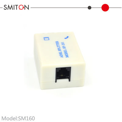 전화 스플리터 어댑터 CE ROHS 인증 RJ11 6P2C 포트를 사용하는 ADSL 연결
