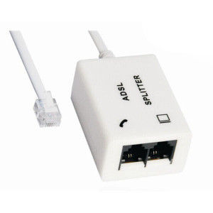 원산지 ABS 94HB 하우징 RJ11 전화 모덤 ADSL 스플리터 케이블과 케이블 포함