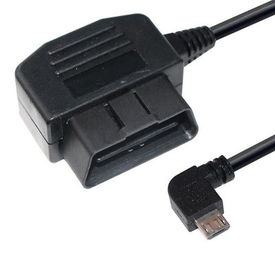 5V 12V 자동차 충전기 전원 확장 케이블 OBD-2에서 C 타입 USB-C 케이블 대시캠