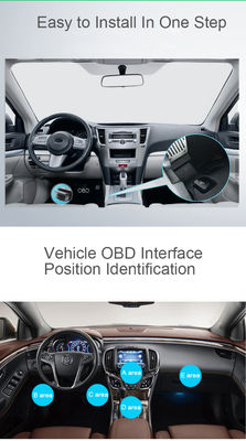 5V 12V 자동차 충전기 전원 확장 케이블 OBD-2에서 C 타입 USB-C 케이블 대시캠