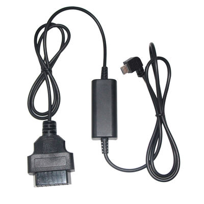 24W 마이크로 USB 케이블 커넥터 GPS DVR 캠코더 태블릿 E-dog 전화 OBD II 16pin 충전기