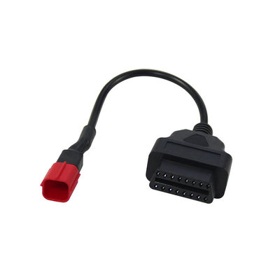 오토바이 OBD1에서 OBD2 어댑터 케이블 6 핀 OBD 진단 케이블 사용자 정의 길이