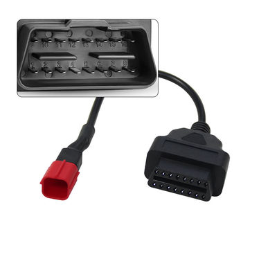 오토바이 OBD1에서 OBD2 어댑터 케이블 6 핀 OBD 진단 케이블 사용자 정의 길이