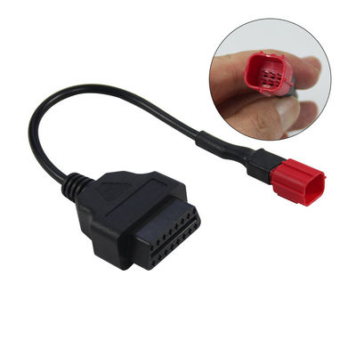 오토바이 OBD1에서 OBD2 어댑터 케이블 6 핀 OBD 진단 케이블 사용자 정의 길이