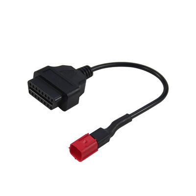 오토바이 OBD1에서 OBD2 어댑터 케이블 6 핀 OBD 진단 케이블 사용자 정의 길이