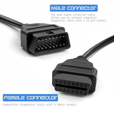 14Pin에서 16PIN OBD II 오토바이를 위한 진단 케이블