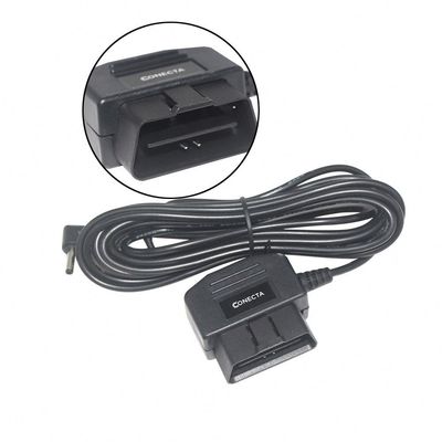 16 핀 자동차 시거 라이터 OBD2 커넥터에 대한 확장 케이블 USB OBD 전원 평면 진단
