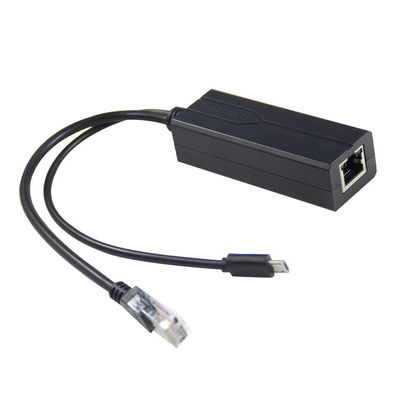12v 2a 타입 C 및 LAN 포트 RJ 45 이더넷 전원을 위한 USB 포 스플리터 연결