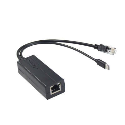 48V ~ 5V 2.4A MAX POE 스플리터 USB-C 12W 개인 폼 NO 입력 100-240V AC 50/60Hz