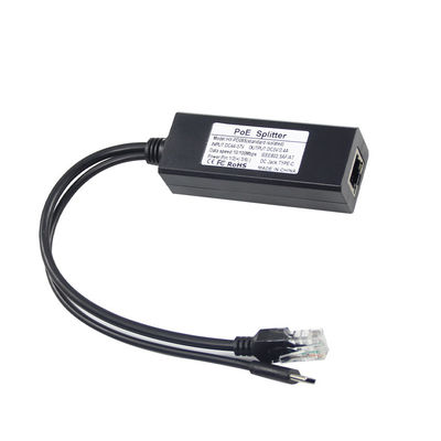 1Gbps POE 스플리터 USB-C 어댑터 IEEE 802.3af 컴플라이언트