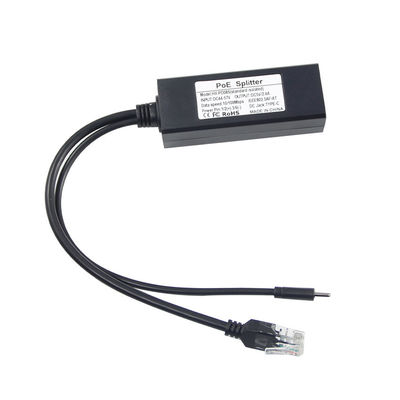 1Gbps POE 스플리터 USB-C 어댑터 IEEE 802.3af 컴플라이언트