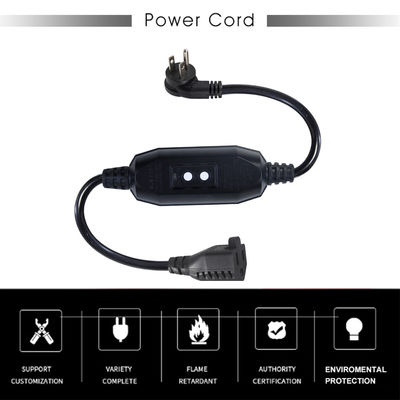 각 확장 아메리카 3프롱 NEMA 5-15P ~ 515R GFCI 전원 공급 케이블 20A