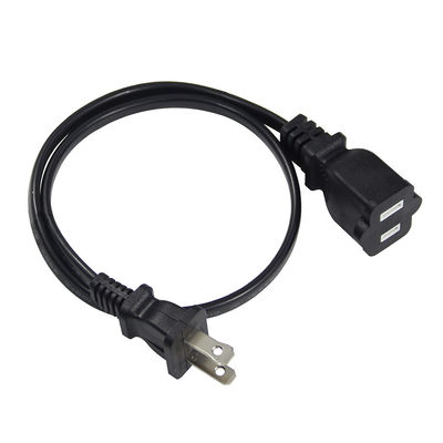 NEMA 1-15P에서 NEMA 1-15R 0.8M AC 전원 연장 케이블