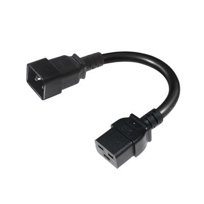 2Xc19 플러그 20A 중량 Pdu 15A 250V 14 Awg C20 케이블 전원 케이블