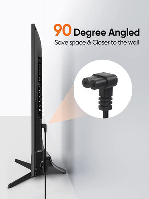 코일 된 유로 전기 2 프롱 플러그 0.5Mm2 유럽 전원 케이블 C7