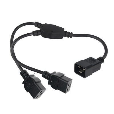 C20 남성에서 IEC 소켓 C19 15A 검은 H05vvf 3G 1.5Mm 250V 10A 13A 16A 공급 전력 케이블
