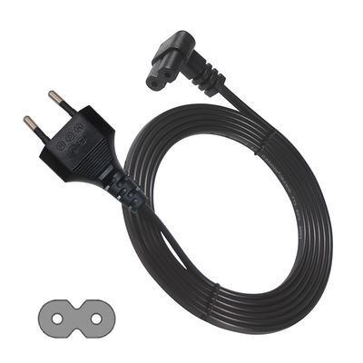 이탈리아 2 핀 AC 플러그 유럽 케이블 C7 커넥터 확장 Psu 노트북 전원 케이블 Eu 2-PIN C7