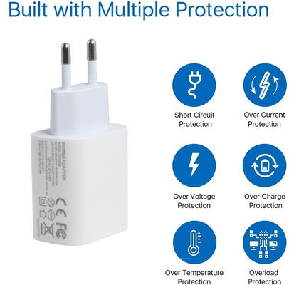 1A +1C 유럽전력 충전기 전화 18W 20W 여행 어댑터 OEM/ODM