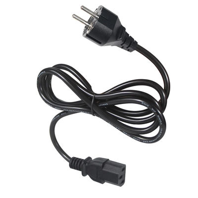 0.75MM 유럽 공급 케이블과 VDE 확장 3PIN Schuko 플러그로 C13 Netsnoer