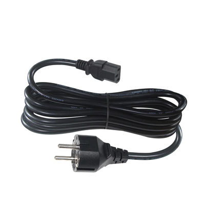 EU 3핀 Schuko 플러그 to C13 전원 코드 0.75mm² HO5VV-F