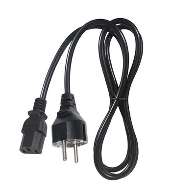 0.75MM 유럽 공급 케이블과 VDE 확장 3PIN Schuko 플러그로 C13 Netsnoer