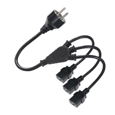 EU Schuko 플러그 3X C19 여성 소켓 전원 케이블 16A