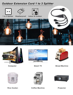EU Schuko 플러그 3X C19 여성 소켓 전원 케이블 16A