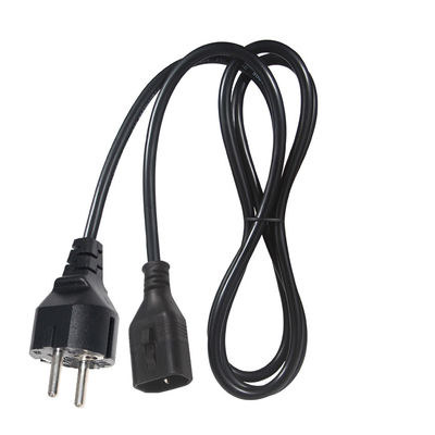 산업용 잠금 케이블 3X1.5MM 소켓 Eu 3Pin-C14 유럽 표준 Ac Cord Iec 전원 커넥터
