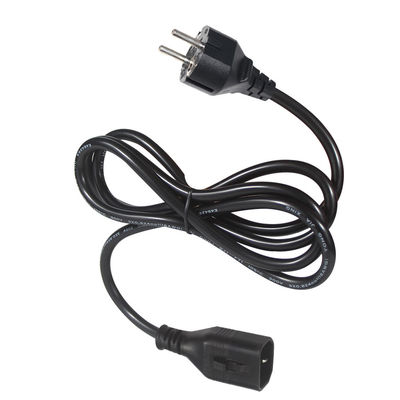 산업용 잠금 케이블 3X1.5MM 소켓 Eu 3Pin-C14 유럽 표준 Ac Cord Iec 전원 커넥터