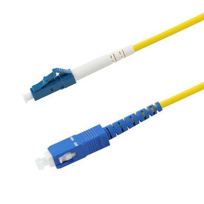 광학 Om1 Apc To Lc Upc 광섬유 패치 코드 Sc Simplex Sc-Lc-Sm 3.0Mm