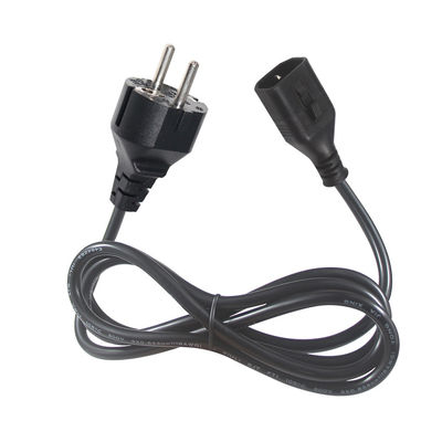 Eu 3Pin Schuko 남성 플러그 Cee 77 PC 헤어 라이트너 패널 장착 장치 C14 잠금