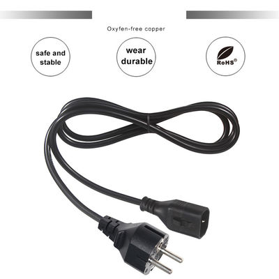 Eu 3Pin Schuko 남성 플러그 Cee 77 PC 헤어 라이트너 패널 장착 장치 C14 잠금