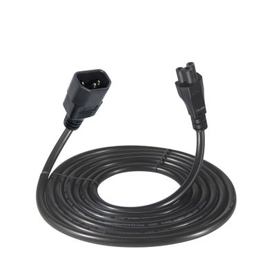 IEC C5 ~ C14 전원 케이블 1.8m 16AWG 블랙 컴퓨터 케이블