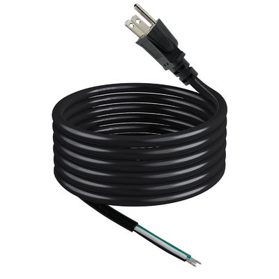 NEMA 5-15P ~ 10MM 전원 제거 연장 케이블 SJT SJTW 3 와이어 케이블