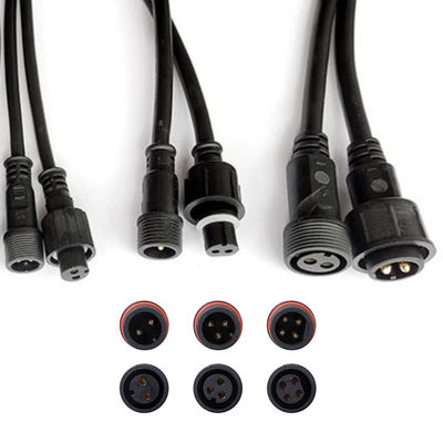 외부 IP67 방수 커넥터 M12 3Pin 남성에서 여성
