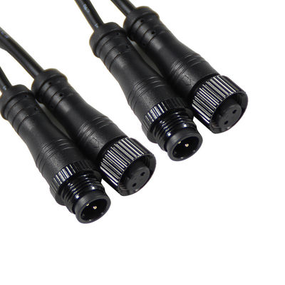 외부 IP67 방수 커넥터 M12 3Pin 남성에서 여성