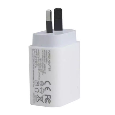SAA USB-C 어댑터 1A+1C 포트 QC2.0 급 충전 PD 충전기 20W