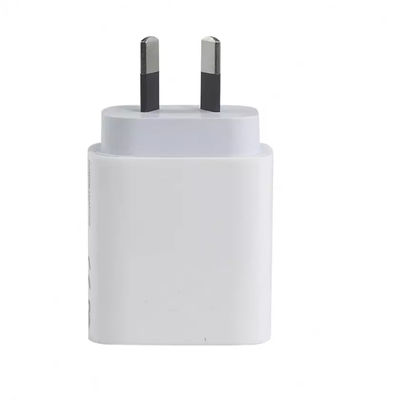 SAA USB-C 어댑터 1A+1C 포트 QC2.0 급 충전 PD 충전기 20W