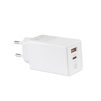 노트북 QC 타입 C 듀얼 PD 충전기 65W 출력 15V 3A 빠른 충전 여행 어댑터
