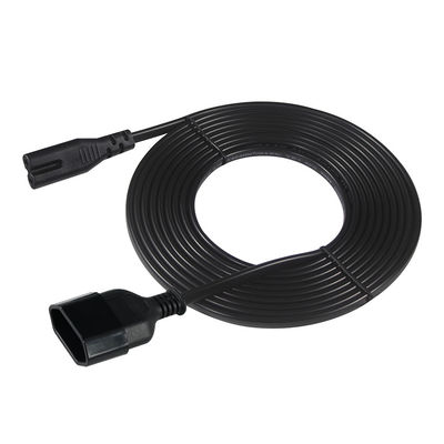 2FT VDE EU 2Pin 여성 소켓 IEC 60320 C7 여성 연장 케이블