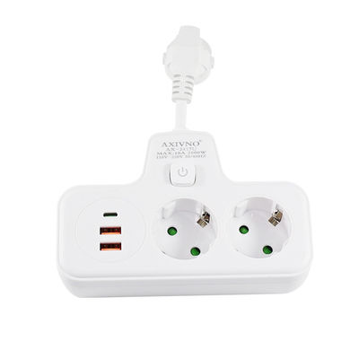 EU CEE 7/7 Schuko 플러그 변환기 2 소켓 여성 16A 전원 충전 장치 소켓